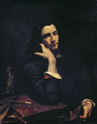 De man met de leren riem. Portret van de kunstenaar, ca. 1846